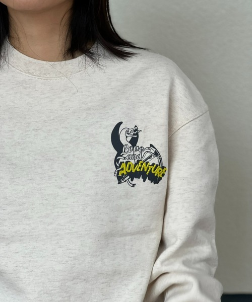 CHUMS（チャムス）の「【CHUMS】Adventure Crew Top（スウェット・メンズ・ナチュラル/グレー/ネイビー・LARGE/MEDIUM/X-LARGE）」の10枚目の写真