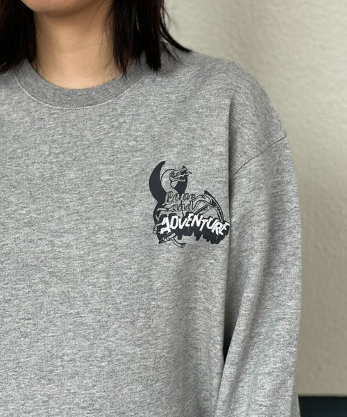 CHUMS（チャムス）の「【CHUMS】Adventure Crew Top（スウェット・メンズ・ナチュラル/グレー/ネイビー・LARGE/MEDIUM/X-LARGE）」の8枚目の写真