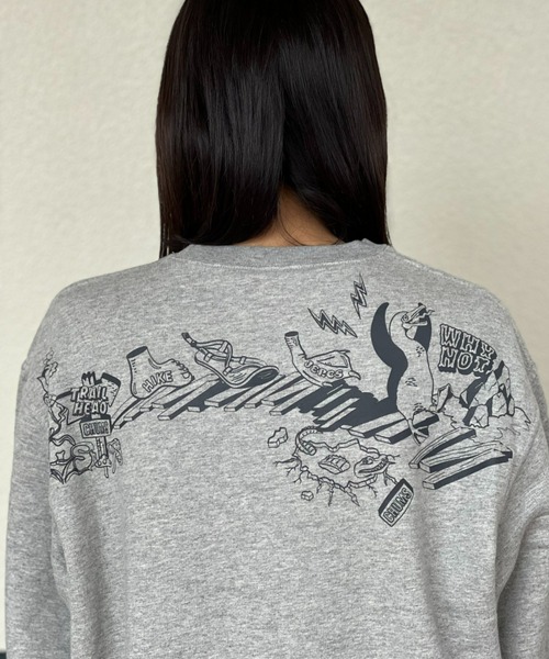 CHUMS（チャムス）の「【CHUMS】Adventure Crew Top（スウェット・メンズ・ナチュラル/グレー/ネイビー・LARGE/MEDIUM/X-LARGE）」の9枚目の写真