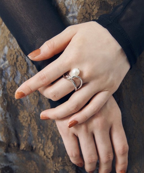 GOLDY(ゴールディ)の「【GOLDY】淡水パールリング 5250903(リング・レディース・ゴールド系その他/シルバー系1/ゴールド/シルバー・FREE)」の6枚目の写真