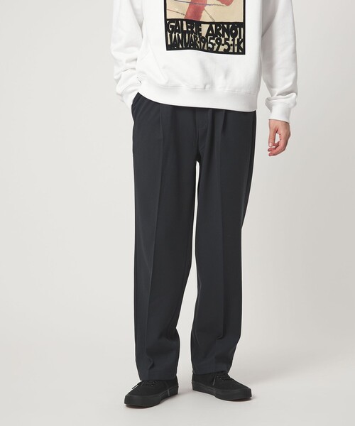 セール】TRカルゼ 裏起毛 オルマイ ワイド パンツ -2WAYストレッチ