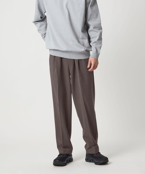 セール】TRカルゼ 裏起毛 オルマイ ワイド パンツ -2WAYストレッチ