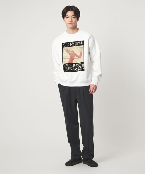 green label relaxing(グリーンレーベルリラクシング)の「TRカルゼ 裏起毛 オルマイ ワイド パンツ -2WAYストレッチ-(その他パンツ・メンズ・ブラック/モカ/ダークグリーン・S/M/L/XL)」の14枚目の写真