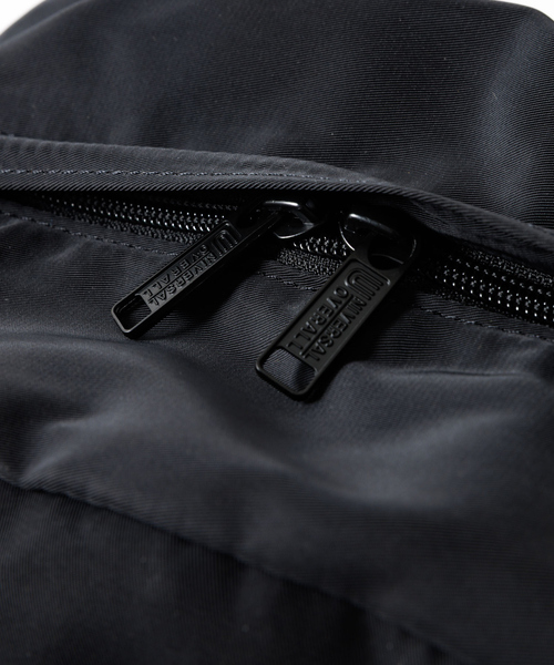 UNIVERSAL OVERALL(ユニバーサルオーバーオール)の「【UNIVERSAL OVERALL/ユニバーサルオーバーオール 】11ポケットリュックサック/BACKPACK/マットナイロン/ユニセックス【WEB限定】(バックパック/リュック・メンズ・ブラック/グリーン/ネイビー・フリー)」の12枚目の写真