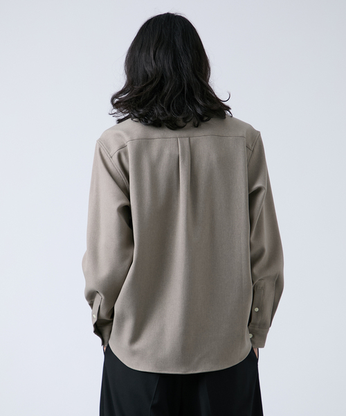 B.C STOCK(ベーセーストック)の「LANATEC(R) リラックス レギュラーカラーシャツ(シャツ/ブラウス・メンズ・ブラウン/ネイビー/ベージュ/ブラック系その他・MEDIUM/LARGE)」の22枚目の写真