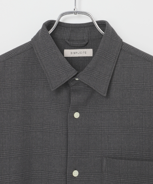 B.C STOCK(ベーセーストック)の「LANATEC(R) リラックス レギュラーカラーシャツ(シャツ/ブラウス・メンズ・ブラウン/ネイビー/ベージュ/ブラック系その他・MEDIUM/LARGE)」の5枚目の写真