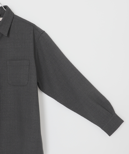 B.C STOCK(ベーセーストック)の「LANATEC(R) リラックス レギュラーカラーシャツ(シャツ/ブラウス・メンズ・ブラウン/ネイビー/ベージュ/ブラック系その他・MEDIUM/LARGE)」の7枚目の写真