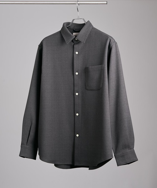 B.C STOCK(ベーセーストック)の「LANATEC(R) リラックス レギュラーカラーシャツ(シャツ/ブラウス・メンズ・ブラウン/ネイビー/ベージュ/ブラック系その他・MEDIUM/LARGE)」の18枚目の写真