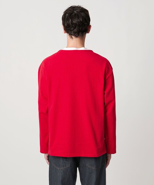 UNITED ARROWS（ユナイテッドアローズ）の「吊り編み天竺 バスクシャツ 「SLOW &　」（Tシャツ/カットソー・メンズ・レッド/ブラック・L/M/S/XL）」の11枚目の写真