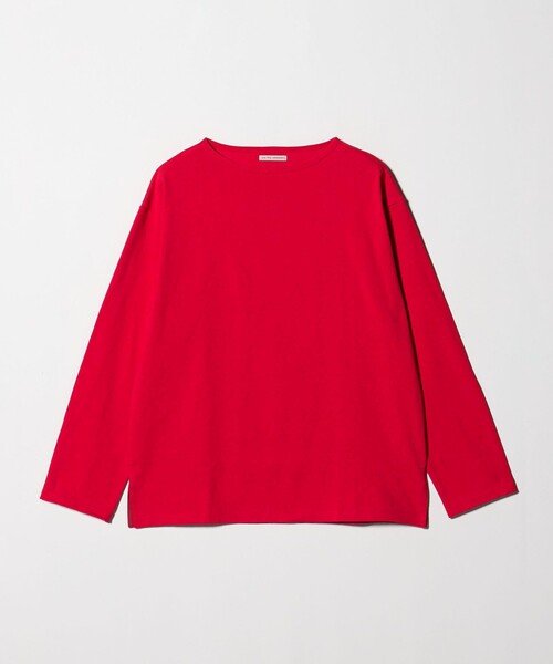 UNITED ARROWS（ユナイテッドアローズ）の「吊り編み天竺 バスクシャツ 「SLOW &　」（Tシャツ/カットソー・メンズ・レッド/ブラック・L/M/S/XL）」の12枚目の写真