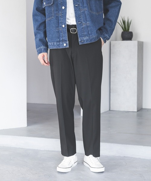 GLOBAL WORK(グローバルワーク)の「アーバンスラックス/576829(スラックス・メンズ・モカ/ネイビー/チャコールグレー/ブラック・X-SMALL/SMALL/MEDIUM/LARGE/X-LARGE/XX-LARGE/3XL)」の2枚目の写真