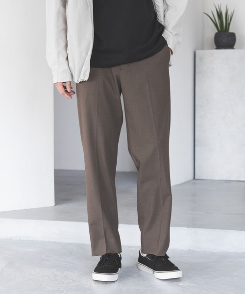 GLOBAL WORK(グローバルワーク)の「アーバンスラックス/576829(スラックス・メンズ・モカ/ネイビー/チャコールグレー/ブラック・X-SMALL/SMALL/MEDIUM/LARGE/X-LARGE/XX-LARGE/3XL)」の3枚目の写真