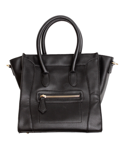 titivate（ティティベイト）の「ｼｮﾙﾀﾞｰ紐付きﾄｰﾄﾊﾞｯｸﾞ（トートバッグ・レディース・ブラック/グレー・FREE）」の2枚目の写真