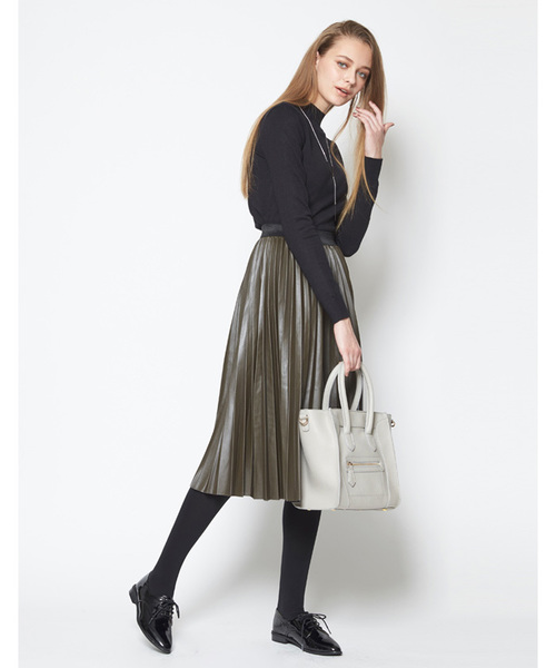 titivate（ティティベイト）の「ｼｮﾙﾀﾞｰ紐付きﾄｰﾄﾊﾞｯｸﾞ（トートバッグ・レディース・ブラック/グレー・FREE）」の18枚目の写真