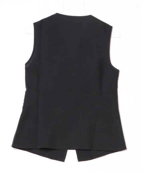 AMERICAN RAG CIE(アメリカンラグシー)の「【ARC】薄手ツイードシングルベスト(ベスト・レディース・ブラック/ベージュ/ブラウン・FREE)」の4枚目の写真