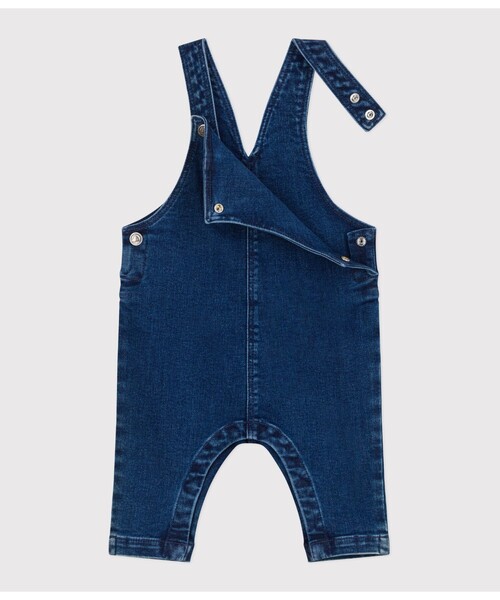 PETIT BATEAU(プチバトー)の「サロペット(サロペット/オーバーオール・キッズ・ブルー・18MONTH/12MONTH/24MONTH/36MONTH)」の2枚目の写真