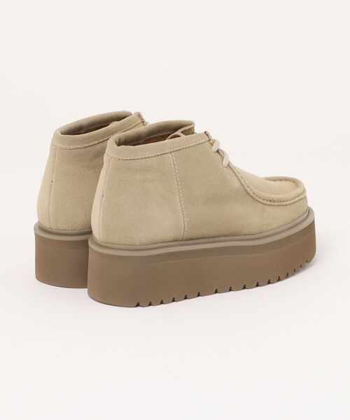 Curensology(カレンソロジー)の「Curensology(カレンソロジー)/【CAMINANDO別注】モックショートブーツ(ブーツ・レディース・ベージュ・36)」の2枚目の写真
