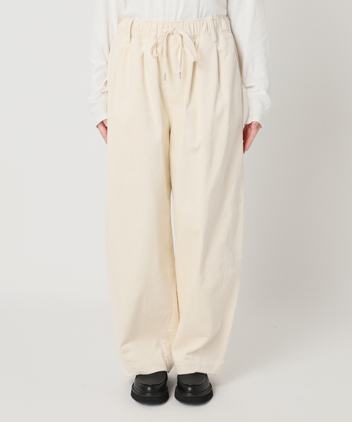 JOURNAL STANDARD（ジャーナルスタンダード）の「Corduroy Barrel イージーパンツ（その他パンツ・レディース・バーガンディー/ブラウン/ネイビー/アイボリー・38/36）」の7枚目の写真