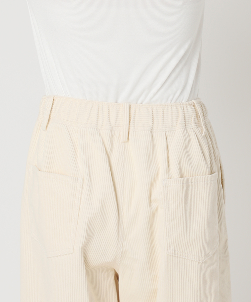 JOURNAL STANDARD（ジャーナルスタンダード）の「Corduroy Barrel イージーパンツ（その他パンツ・レディース・バーガンディー/ブラウン/ネイビー/アイボリー・38/36）」の11枚目の写真