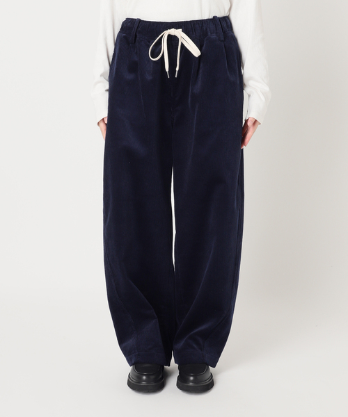 JOURNAL STANDARD（ジャーナルスタンダード）の「Corduroy Barrel イージーパンツ（その他パンツ・レディース・バーガンディー/ブラウン/ネイビー/アイボリー・38/36）」の18枚目の写真