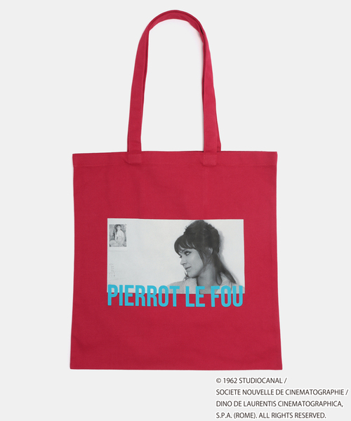 B.C STOCK(ベーセーストック)の「TRICOMER/トリコメル 別注 GODARD PIERROT LE FOU TOTE(ショルダーバッグ・レディース・レッド/ブラック/アイボリー/ブルー・FREE)」の4枚目の写真