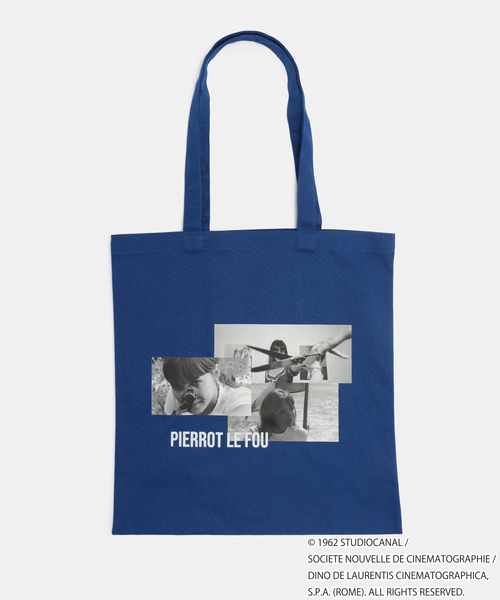B.C STOCK(ベーセーストック)の「TRICOMER/トリコメル 別注 GODARD PIERROT LE FOU TOTE(ショルダーバッグ・レディース・レッド/ブラック/アイボリー/ブルー・FREE)」の3枚目の写真