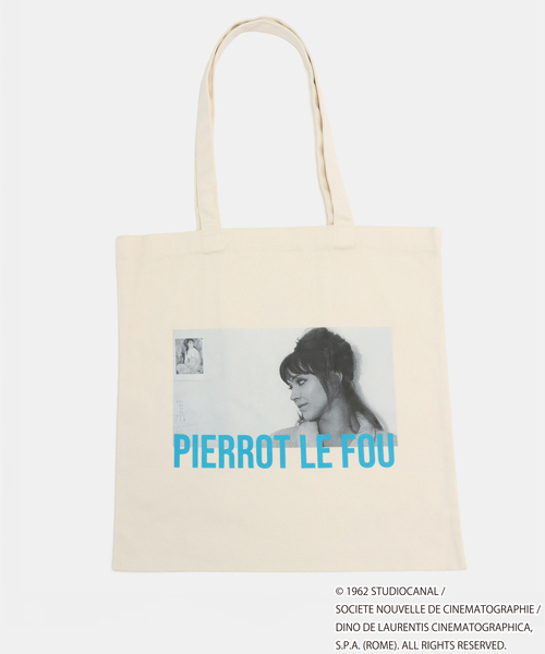 B.C STOCK(ベーセーストック)の「TRICOMER/トリコメル 別注 GODARD PIERROT LE FOU TOTE(ショルダーバッグ・レディース・レッド/ブラック/アイボリー/ブルー・FREE)」の2枚目の写真