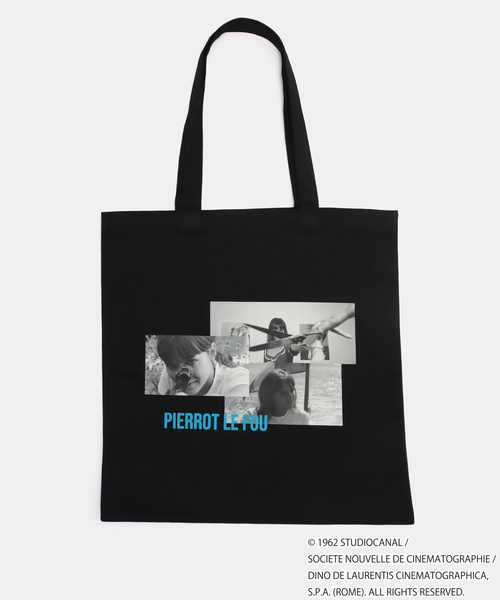 B.C STOCK(ベーセーストック)の「TRICOMER/トリコメル 別注 GODARD PIERROT LE FOU TOTE(ショルダーバッグ・レディース・レッド/ブラック/アイボリー/ブルー・FREE)」の1枚目の写真