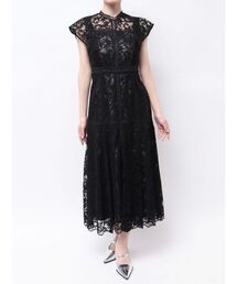 MERCURYDUO | レースハイネックドレスワンピース(ドレス)