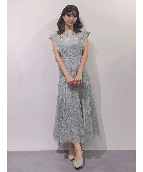 MERCURYDUO（マーキュリーデュオ）の「レースハイネックドレスワンピース（ドレス・レディース・ブラック/ミント・SMALL/MEDIUM）」の19枚目の写真