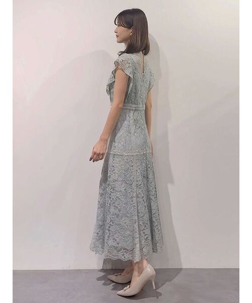 MERCURYDUO（マーキュリーデュオ）の「レースハイネックドレスワンピース（ドレス・レディース・ブラック/ミント・SMALL/MEDIUM）」の21枚目の写真