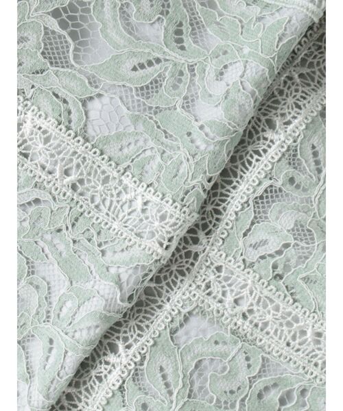 MERCURYDUO（マーキュリーデュオ）の「レースハイネックドレスワンピース（ドレス・レディース・ブラック/ミント・SMALL/MEDIUM）」の8枚目の写真