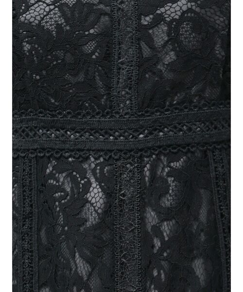 MERCURYDUO（マーキュリーデュオ）の「レースハイネックドレスワンピース（ドレス・レディース・ブラック/ミント・SMALL/MEDIUM）」の9枚目の写真