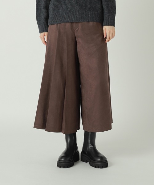 ZUCCa(ズッカ)の「PEスェード / パンツ / S(その他パンツ・レディース・ベージュ/ブラウン/ブラック・M size/S size)」の2枚目の写真