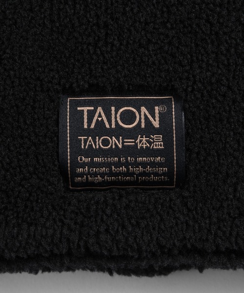 TAION(タイオン)の「【TAION(タイオン)】〈グッズ〉ミリタリー リバーシブル ダウンネックウォーマー-ソフトシェル(ネックウォーマー/スヌード・メンズ・ダークネイビー/ブラック/ダークオリーブ・ONESIZE)」の15枚目の写真