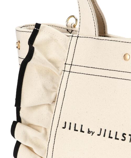 JILL by JILL STUART（ジルバイジルスチュアート）の「フリルトート大（トートバッグ・レディース・ブラック/ホワイト・FREE）」の13枚目の写真