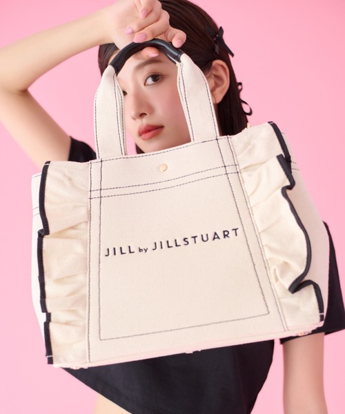 JILL by JILL STUART（ジルバイジルスチュアート）の「フリルトート大（トートバッグ・レディース・ブラック/ホワイト・FREE）」の19枚目の写真