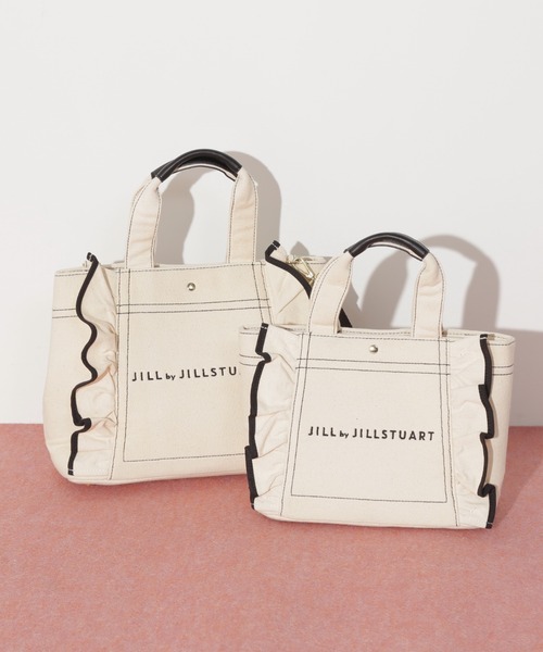 JILL by JILL STUART（ジルバイジルスチュアート）の「フリルトート大（トートバッグ・レディース・ブラック/ホワイト・FREE）」の21枚目の写真