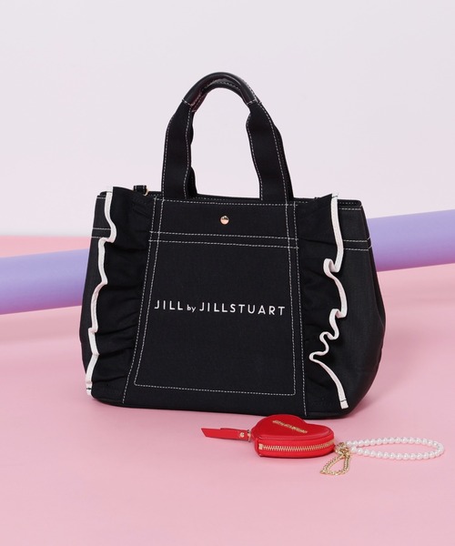 JILL by JILL STUART（ジルバイジルスチュアート）の「フリルトート大（トートバッグ・レディース・ブラック/ホワイト・FREE）」の22枚目の写真