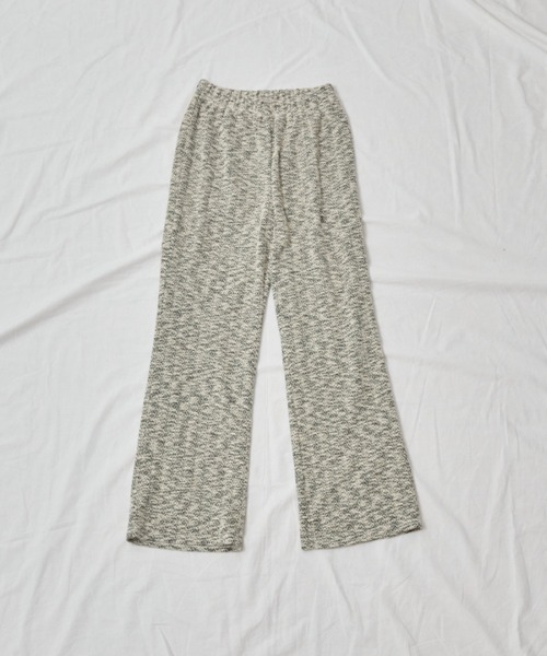 FUULLY STUDIO（フーリィーステューディオ）の「ジャガードフレアパンツ（その他パンツ・レディース・アイボリー/ブラック・FREE）」の21枚目の写真