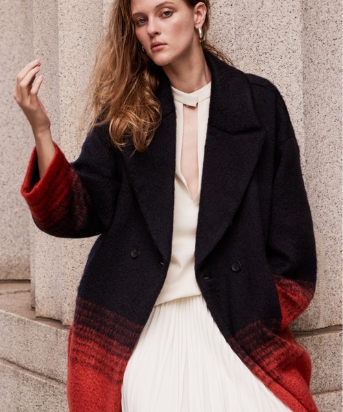 ADORE（アドーア）の「◆グラデーションシャギーコート（チェスターコート・レディース・ブラック・38）」の15枚目の写真