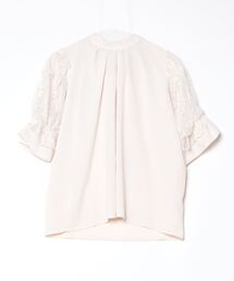 apres jour（アプレジュール）の「レース半袖ブラウス（シャツ/ブラウス）」