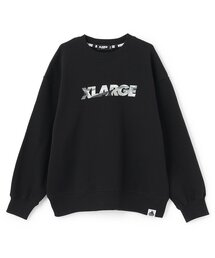 XLARGE KIDS（エクストララージキッズ）の「【人気商品再入荷】【直営店で取り扱い無し】迷彩ロゴトレーナー（スウェット・キッズ）」