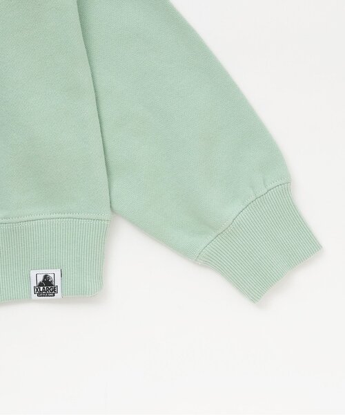 XLARGE KIDS(エクストララージキッズ)の「【人気商品再入荷】【直営店で取り扱い無し】迷彩ロゴトレーナー(スウェット・キッズ・ブラック/ライトグリーン・140cm/100cm/130cm/120cm/110cm)」の6枚目の写真