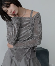 アシメドロストマットシアートップス
