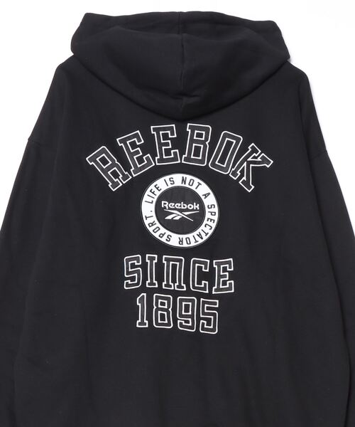 Reebok（リーボック）の「【Reebok/リーボック】裏毛 グラフィック スウェット プルオーバーパーカー（パーカー・メンズ・ブラウン/グリーン系/ブラック/アッシュグレー・M/L/LL）」の16枚目の写真