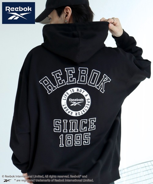 Reebok スウェットパーカー Reebok パーカー 「EC別注」Reebok リーボック ブランド ロゴ
