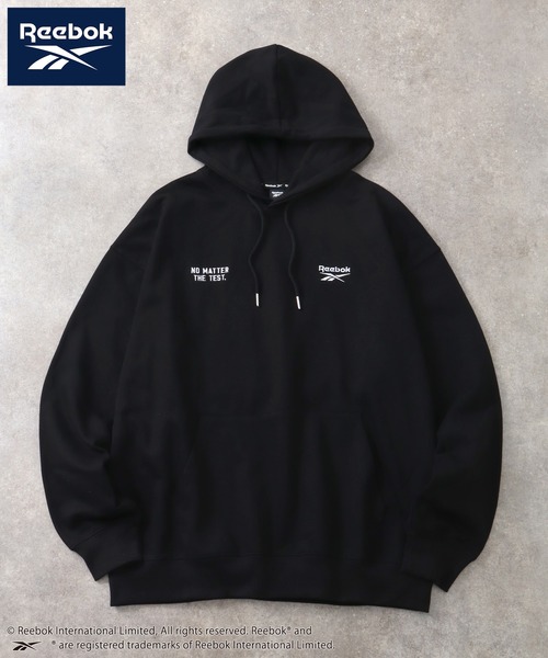 Reebok（リーボック）の「【Reebok/リーボック】裏毛 グラフィック スウェット プルオーバーパーカー（パーカー・メンズ・ブラウン/グリーン系/ブラック/アッシュグレー・M/L/LL）」の19枚目の写真