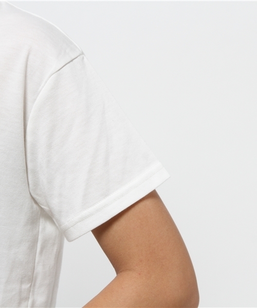OUTLET(アウトレット)の「【Discoat】ロゴプリントT(Tシャツ/カットソー・レディース・杢グレー/オフホワイト・MEDIUM/LARGE)」の7枚目の写真