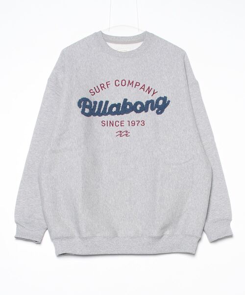 BILLABONG(ビラボン)の「【別注】ビラボン BILLABONG CURSIVE LOOSE FIT CREW サーフ スウェットトレーナー 限定コラボ(スウェット・レディース・ブラック/ホワイト/ライトグレー・M/L)」の3枚目の写真